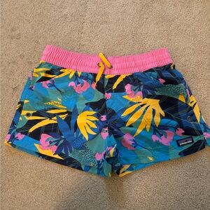 Patagonia Kids Baggies Short, Size XL, Floral/ Multicolor